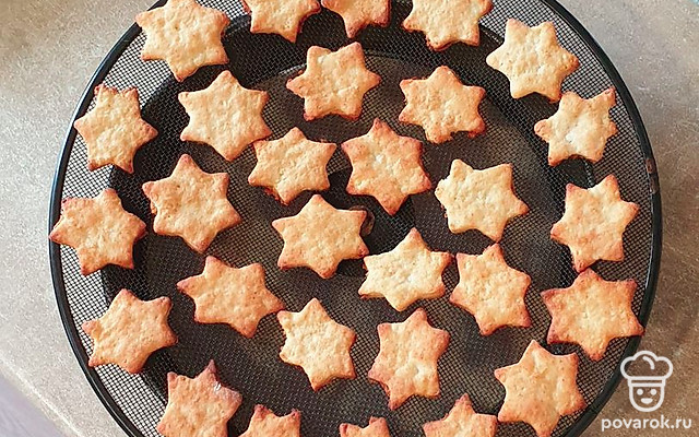 Творожное печенье «Звездочки» — Рецепт с фото