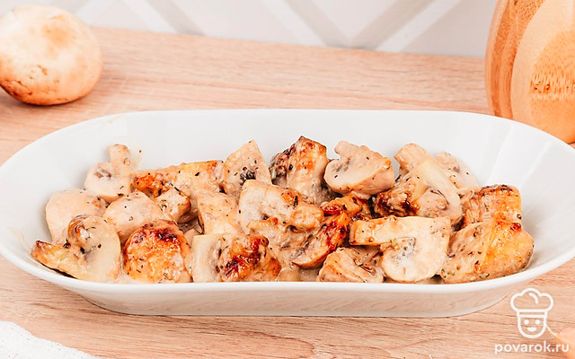 Запеченые шампиньоны с прованскими травами — Рецепт с фото