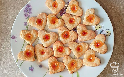 Подавайте печенье как в теплом, так и в остывшем виде. Приятного аппетита!