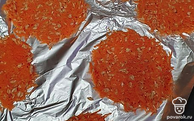 Выложить на противень. 