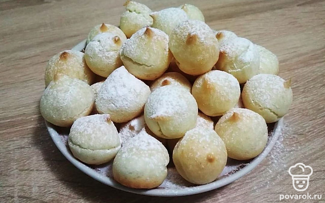 Заварное печенье — Рецепт с фото