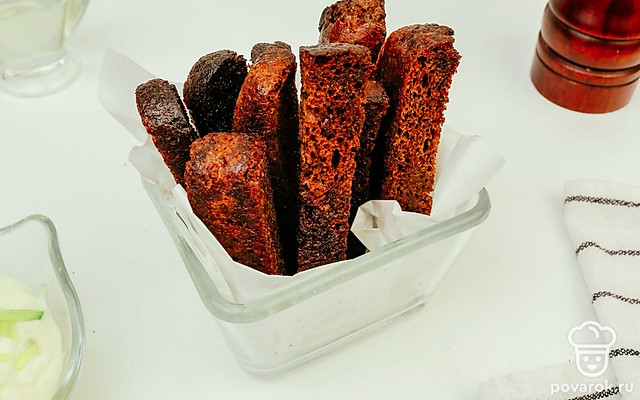 Гренки из хлеба — Рецепт с фото