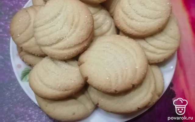 Печенье песочное — Рецепт с фото