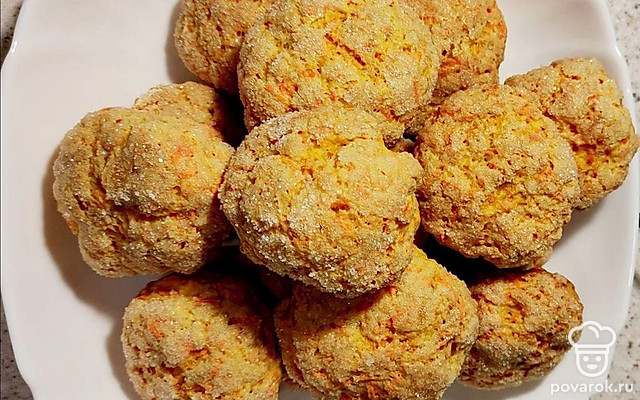 Морковное печенье на сливочном масле — Рецепт с фото