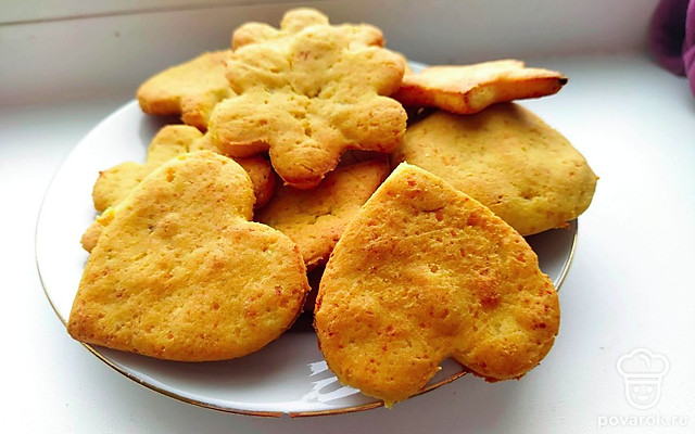 Творожное печенье без сахара — Рецепт с фото