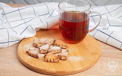 Выложите печенье и подавайте вместе с чаем. Приятного аппетита!