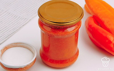 Используйте заготовку из перца на зиму для приготовления супа-пюре.