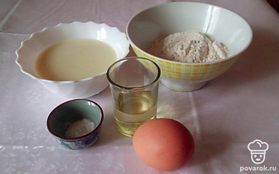 Подготовьте все ингредиенты.