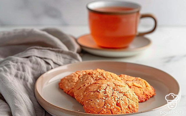 Классическое овсяное печенье — Рецепт с фото