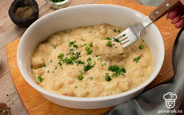 Жюльен с курицей — Рецепт с фото