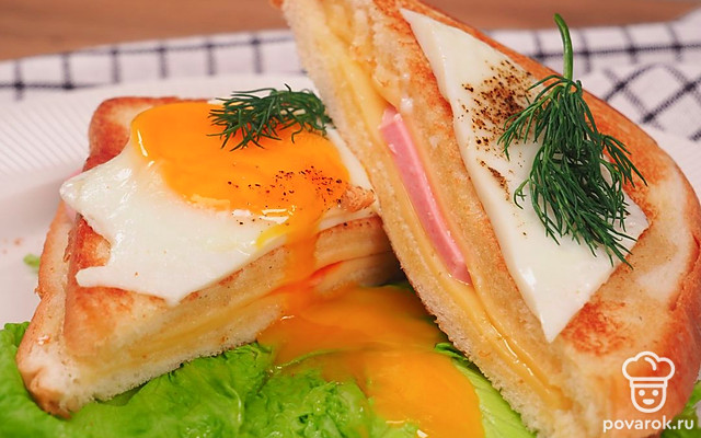 Сэндвич с яйцом — Рецепт с фото