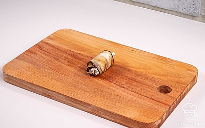 Заверните рулетик.