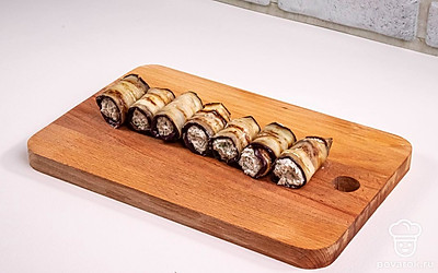 Таким же образом сделайте остальные рулетики.