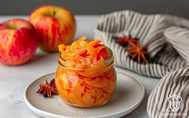 Ароматное яблочное варенье с корицей — Рецепт с фото