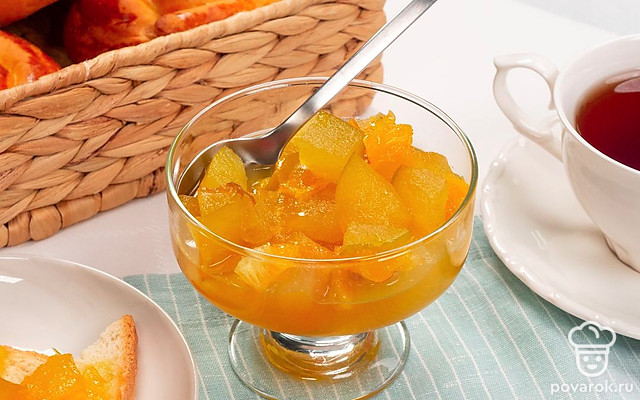 Варенье из яблок с апельсином — Рецепт с фото