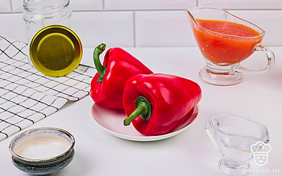 Помойте перец.