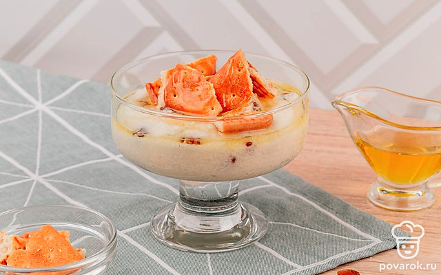 Нежный завтрак из риса и творога — Рецепт с фото