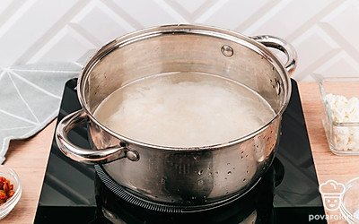 Рис сварите, согласно инструкции на упаковке.