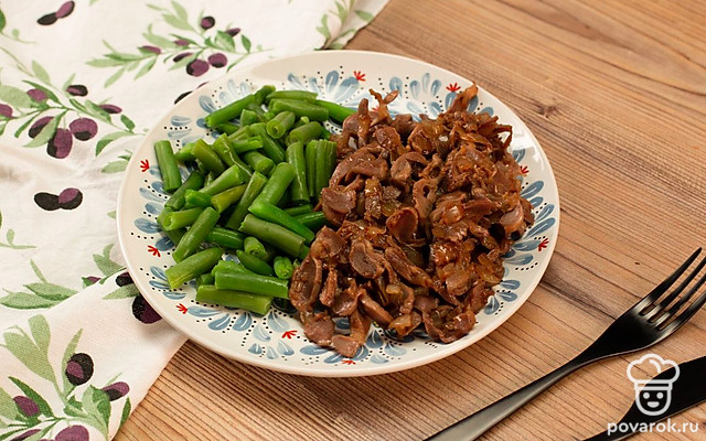 Куриные желудки в соевом соусе — Рецепт с фото