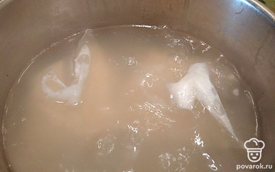 Пшено отварите в подсоленной воде 30 минут. 