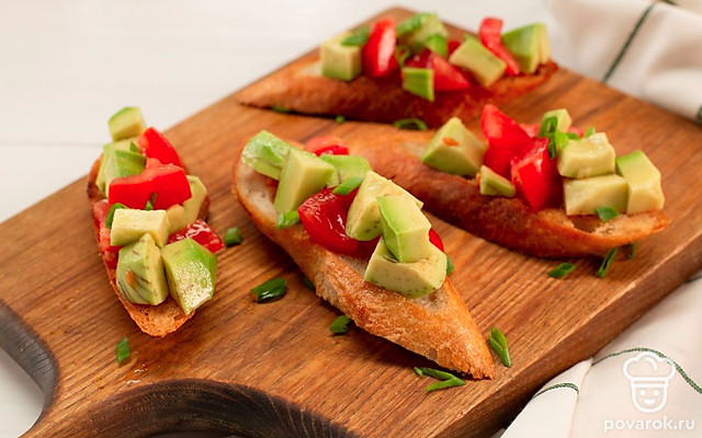 Итальянская брускетта — Рецепт с фото
