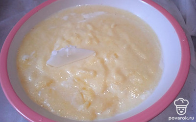 Добавьте кокосовое масло.