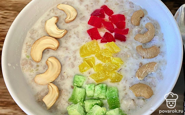 Каша «Светофор» на завтрак — Рецепт с фото