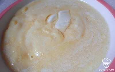 Добавьте кокосовое масло.