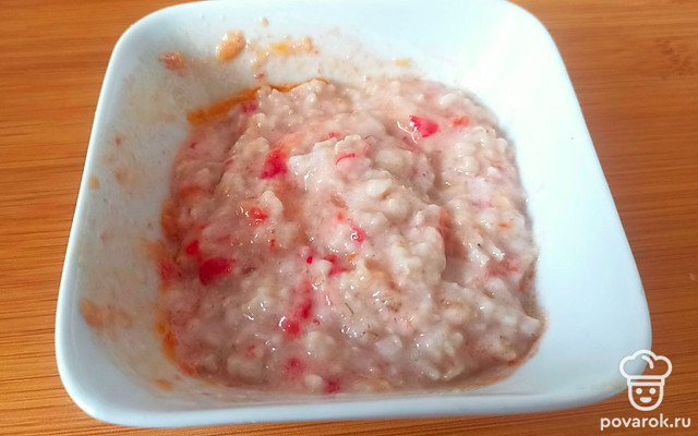 Овсяная каша «Томатный завтрак» — Рецепт с фото