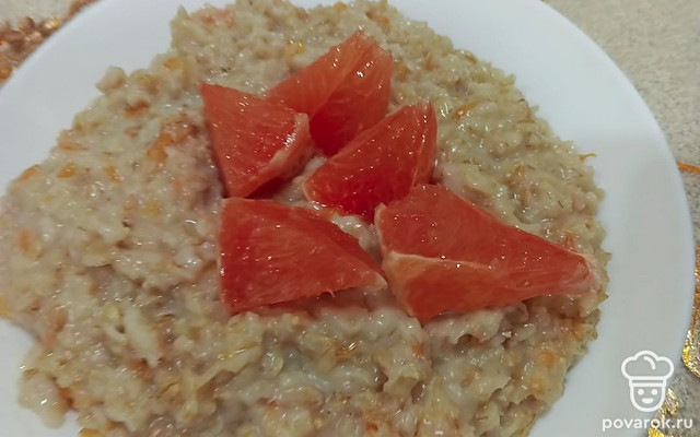 Каша с грейпфрутом — Рецепт с фото