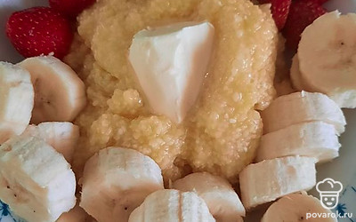 Подавайте со сливочным маслом.