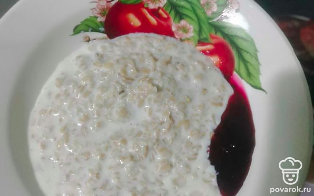 Каша овсяная для быстрого завтрака — Рецепт с фото