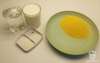 Подготовьте все необходимые ингредиенты. Тщательно промойте крупу под проточной водой.