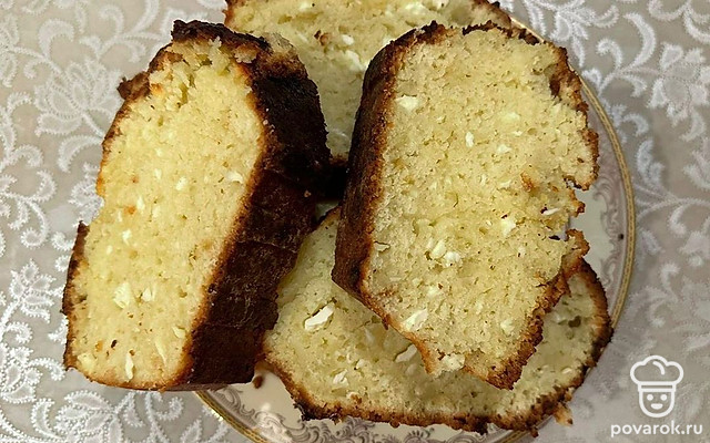 Вкуснейший творожный кекс — Рецепт с фото