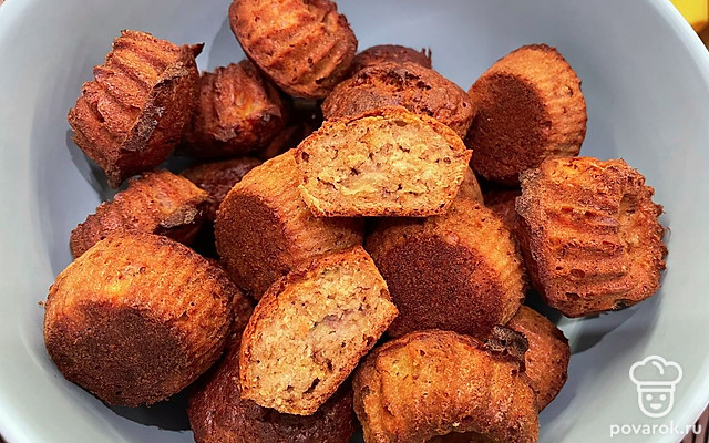 Банановые кексы — Рецепт с фото