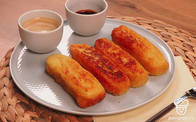 Картофельные палочки с сыром — Рецепт с фото