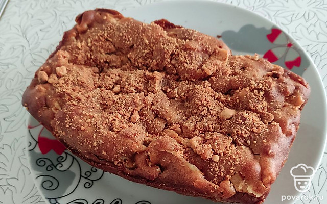 Медовый кекс с орехами — Рецепт с фото