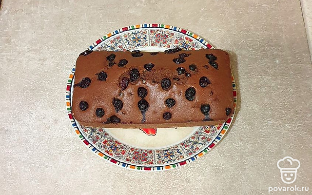 Шоколадный кекс на цельнозерновой муке — Рецепт с фото