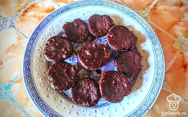 Шоколадные кексы с ванильным сахаром — Рецепт с фото