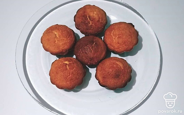 Творожно-миндальные кексы — Рецепт с фото