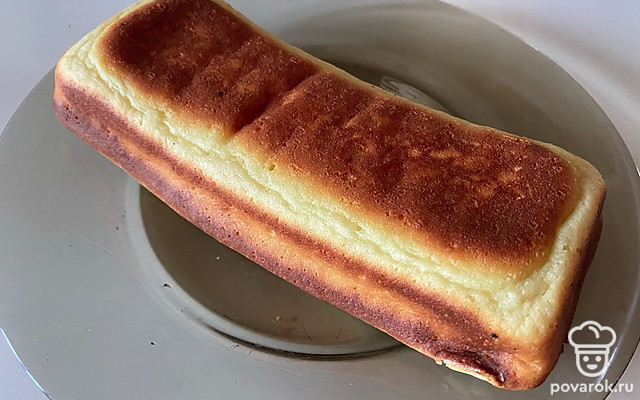 Румяный творожный кекс в духовке — Рецепт с фото