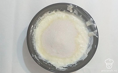 Добавить сахар.