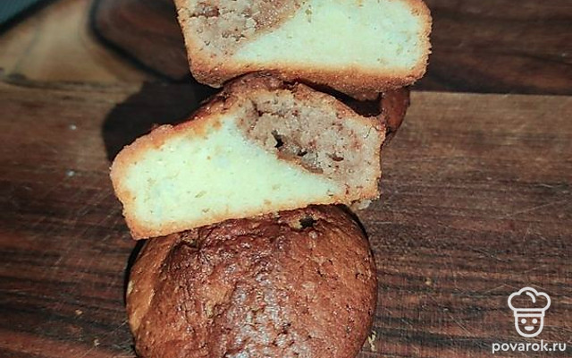 Кекс творожно-шоколадный — Рецепт с фото