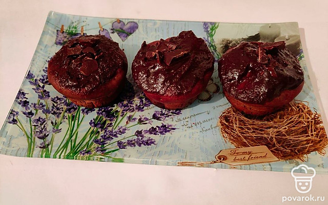 Воздушные кексы с какао — Рецепт с фото