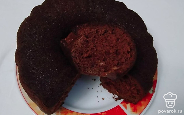 Шоколадный кекс на сметане — Рецепт с фото