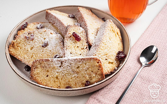 Лимонный кекс с молоком — Рецепт с фото