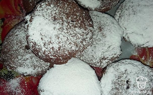 Шоколадные кексы на сметане — Рецепт с фото