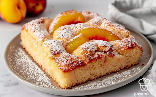 Сочный творожный кекс — Рецепт с фото
