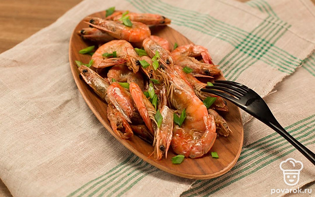 Креветки в соевом соусе — Рецепт с фото