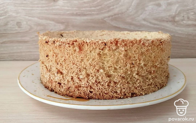 Бисквит «Пышный» — Рецепт с фото